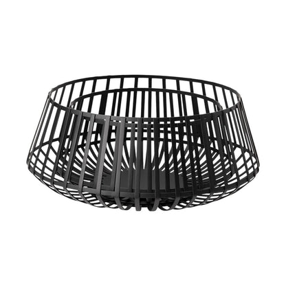 Set of Two Black Metal Decorative Bowl