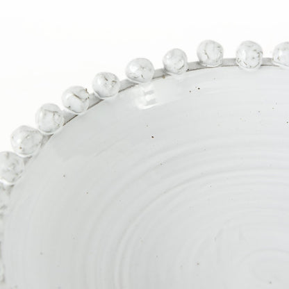 4" Off White Ceramic Tabletop Sculpture