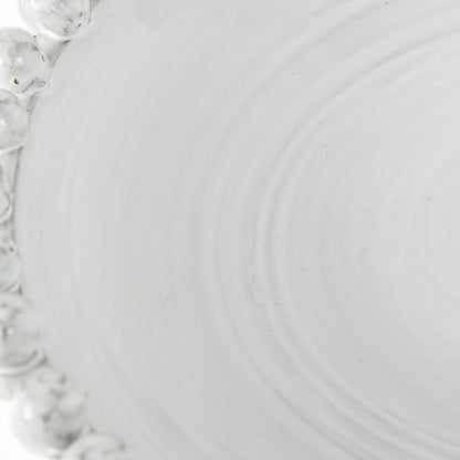 Off White Ceramic Centerpiece Bowl