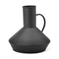 8" Black Metal Decorative Jug