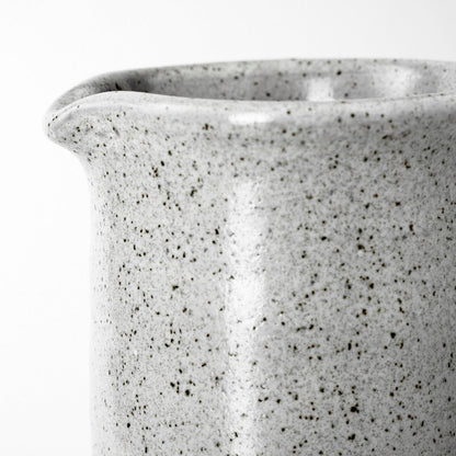 12" Gray Cylinder Ceramic Urns Jars