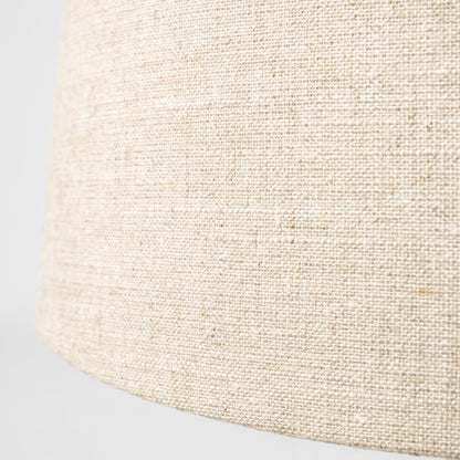 26" Beige Faux Coral Table Lamp With Empire Shade