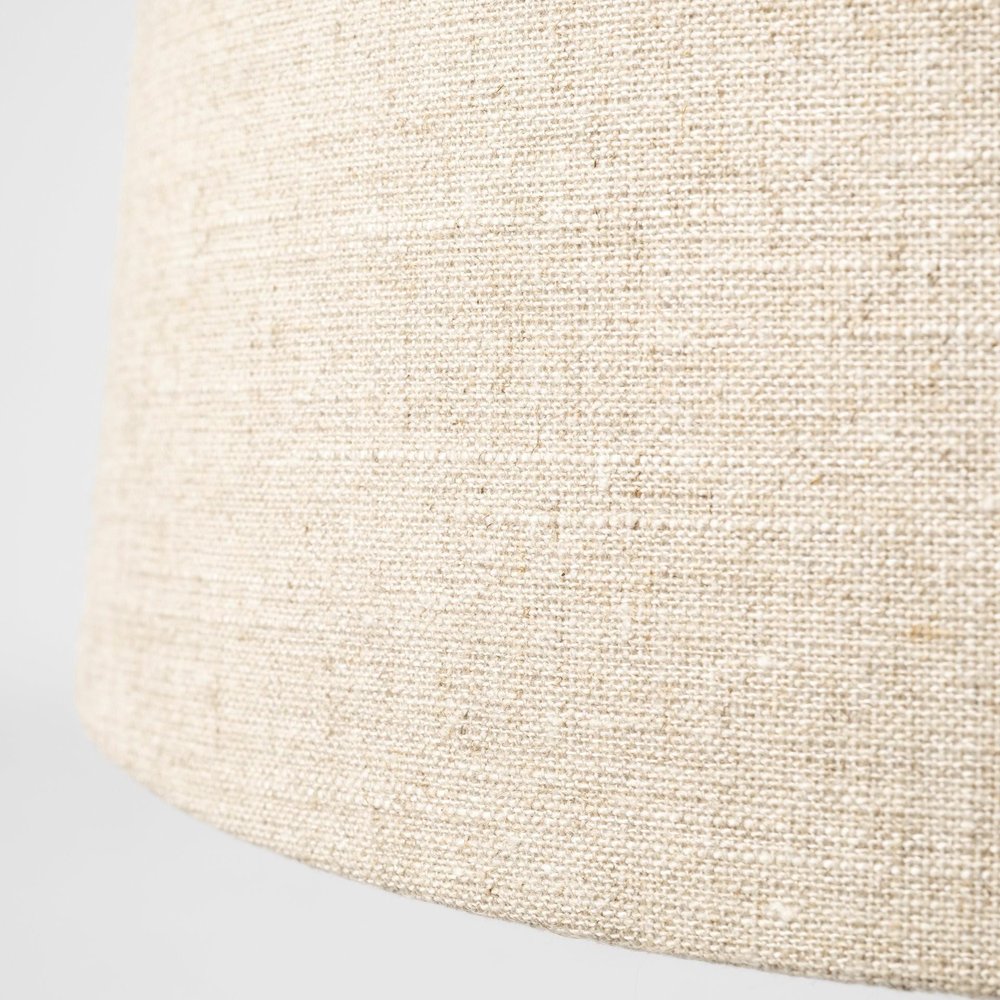 26" Beige Faux Coral Table Lamp With Empire Shade