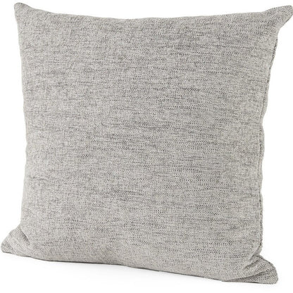 18" Gray Linen Throw Pillow Cover