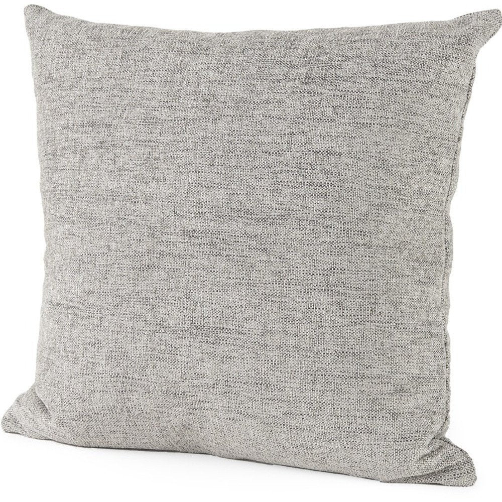 18" Gray Linen Throw Pillow Cover
