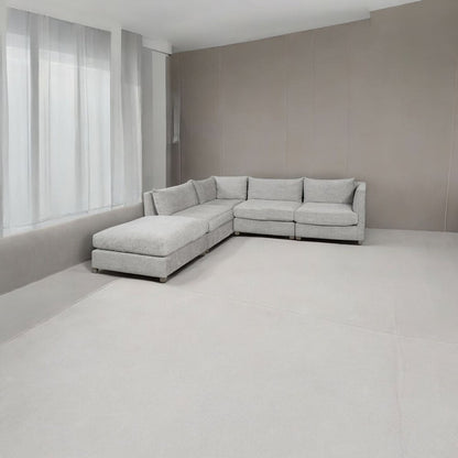 18" Gray Linen Throw Pillow Cover