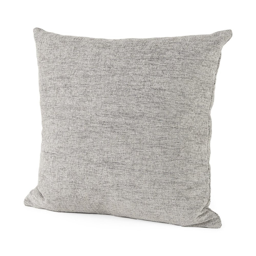 18" Gray Linen Throw Pillow Cover