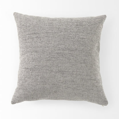 18" Gray Linen Throw Pillow Cover