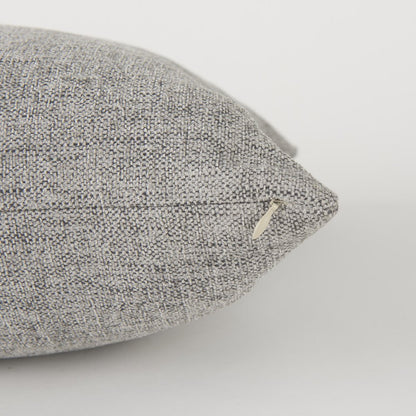 18" Gray Linen Throw Pillow Cover
