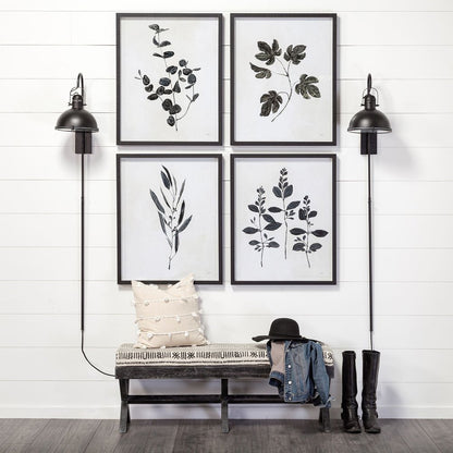 20" Cream And White Striped Canvas Throw Pillow Cover with Embroidery And Pompoms