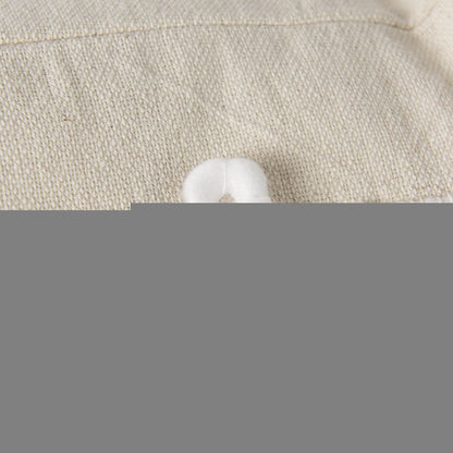 Clouds On Cream Canvas Lumbar Pillow Cover