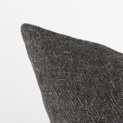 Black And Gray Two Tone Pillow Cover