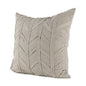 Light Gray Chevron Textured Pillow Cover