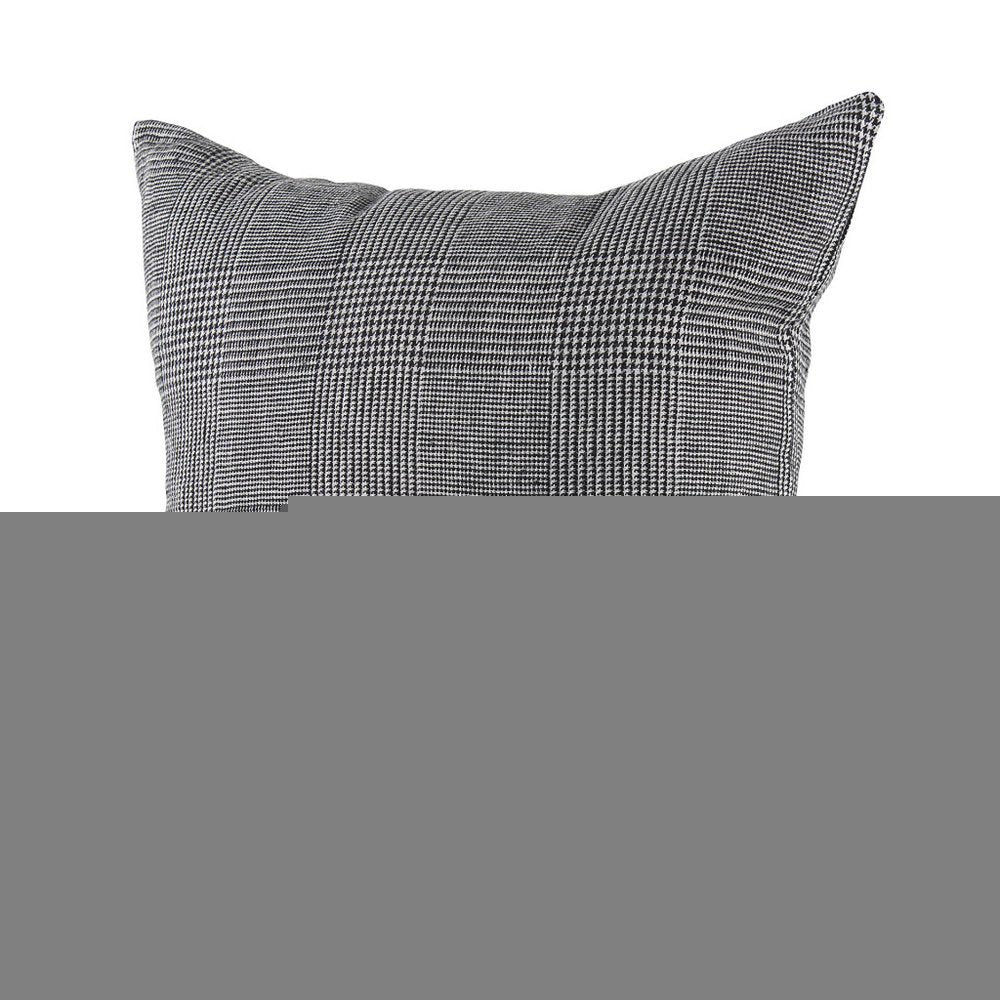 White And Black Pattern Throw Pillow Cover
