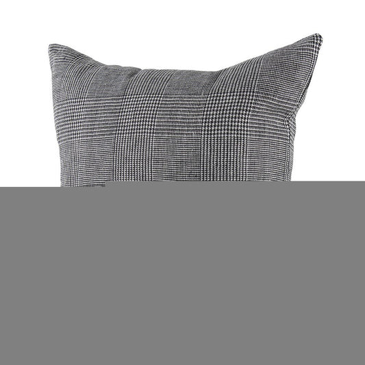 White And Black Pattern Throw Pillow Cover