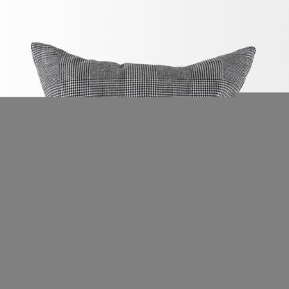 White And Black Pattern Throw Pillow Cover