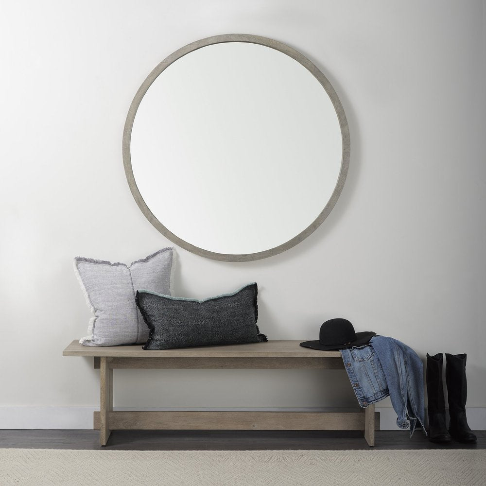 14" X 26" Black And Aqua Linen Throw Pillow Cover