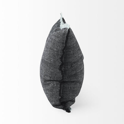 20" Gray Linen Throw Pillow Cover