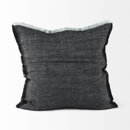 20" Gray Linen Throw Pillow Cover