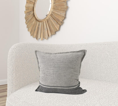 Light And Dark Gray Cushion Cover