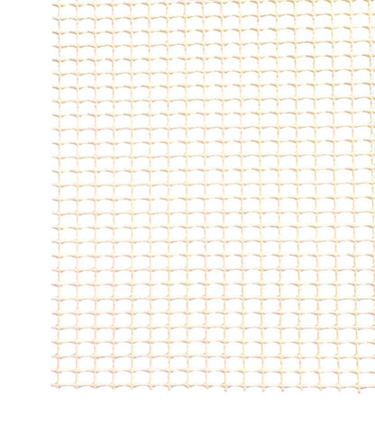 6' x 9' Ivory Striped Weave Non Slip Rug Pad