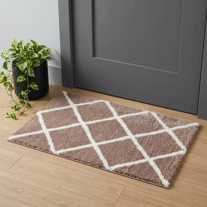 8' X 11' Beige Geometric Area Rug