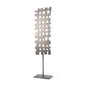 21" Gray Metal Tabletop Sculpture