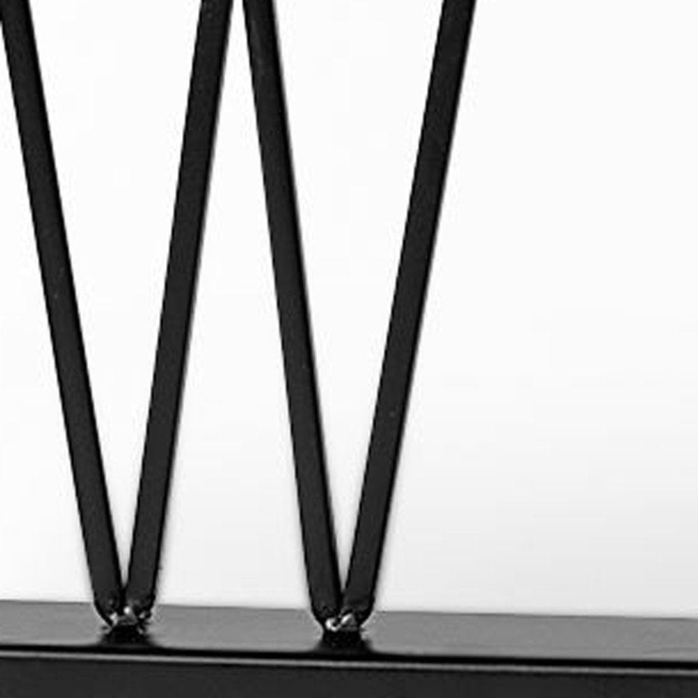 24" Black Metal Welcome Sign Tabletop Sculpture