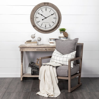 7" Off White Resin And Metal Snipe Bird Tabletop Sculpture