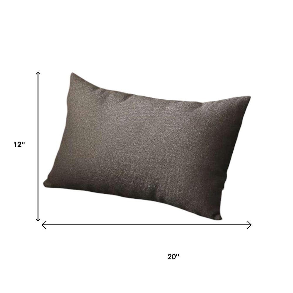 Set Of 4 Black Jacquard Lumbar Pillow Covers
