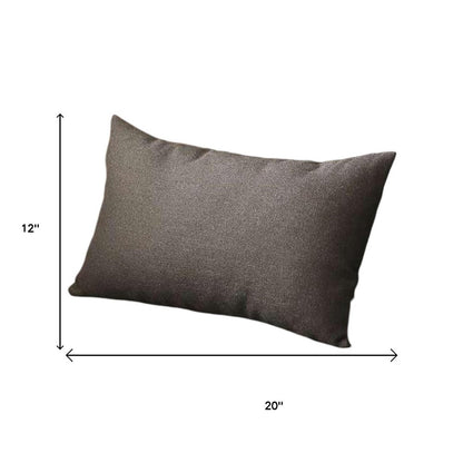 Set Of 4 Black Jacquard Lumbar Pillow Covers