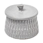 5" Gray Ceramic Box With Lid