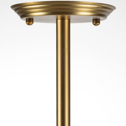 Gold Sputnik Style Eighteen Bulb Dimmable Chandelier