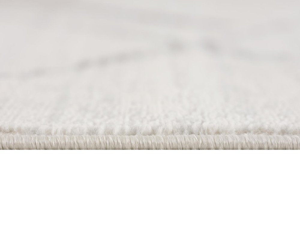 12' X 18' Gray Geometric Washable Non Skid Area Rug
