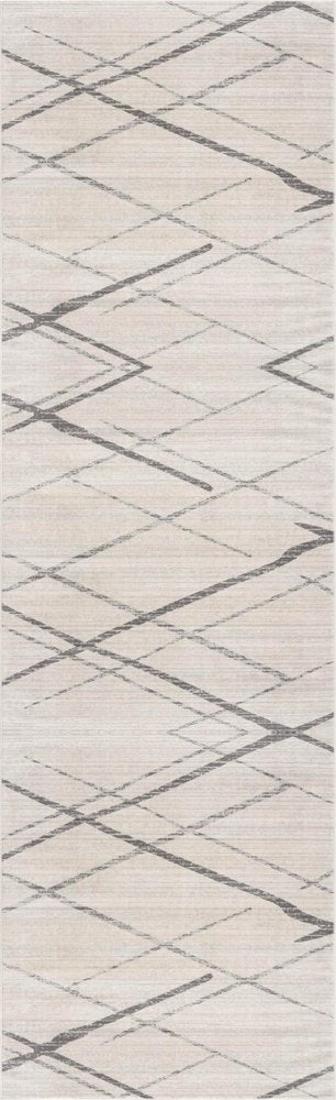 9' X 13' Gray Modern Abstract Pattern Area Rug