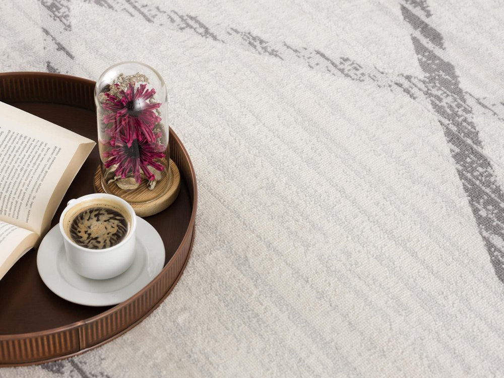 9' X 13' Gray Modern Abstract Pattern Area Rug