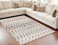 10' Cream Ikat Area Rug