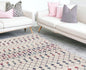 10' Cream Ikat Area Rug