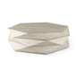 48" Natural Solid Wood Hexagon Lift Top Solid Coffee Table