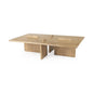 34" Natural Wood Coffee Table