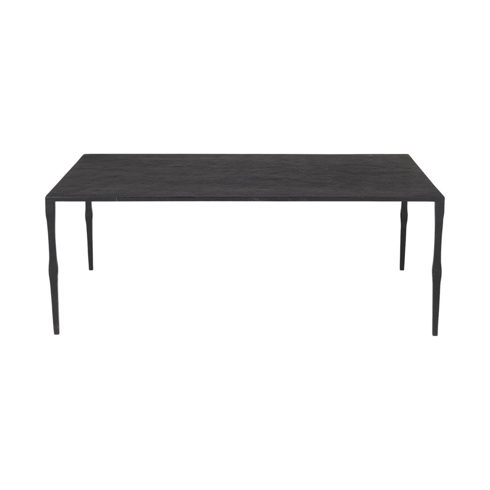 22" Black Iron Coffee Table