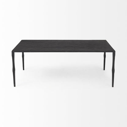 22" Black Iron Coffee Table