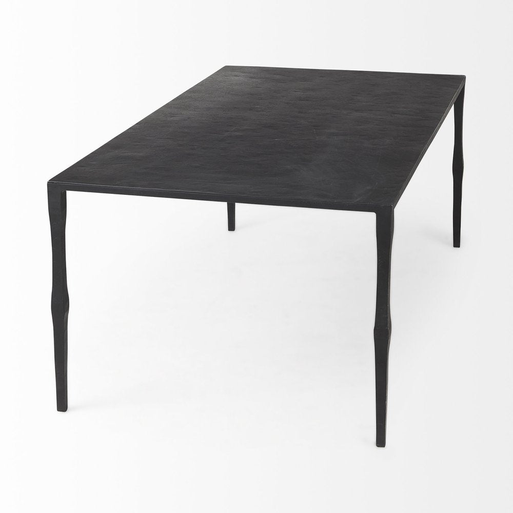 22" Black Iron Coffee Table