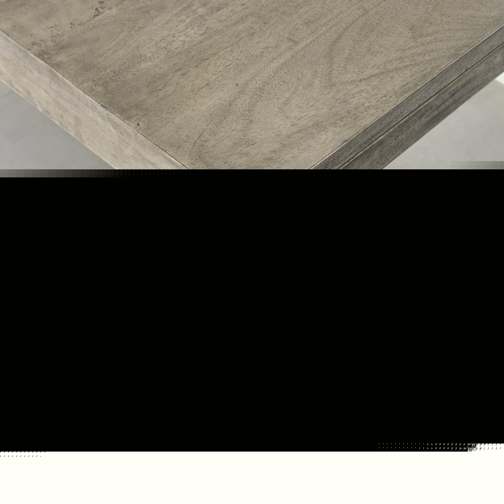 24" Brown Solid Wood Square End Table