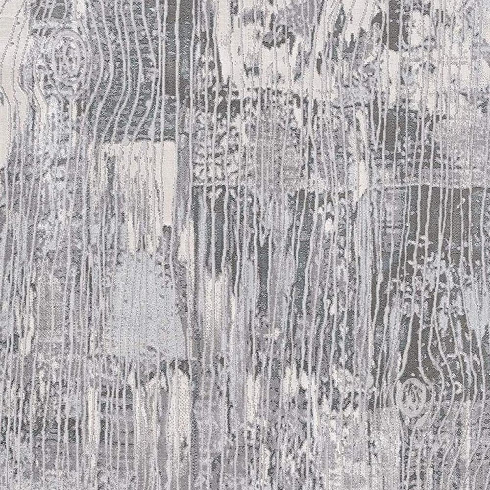 5' X 7' Blue Abstract Power Loom Area Rug