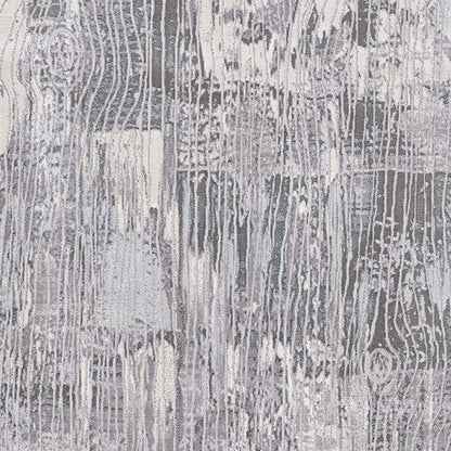 5' X 7' Blue Abstract Power Loom Area Rug