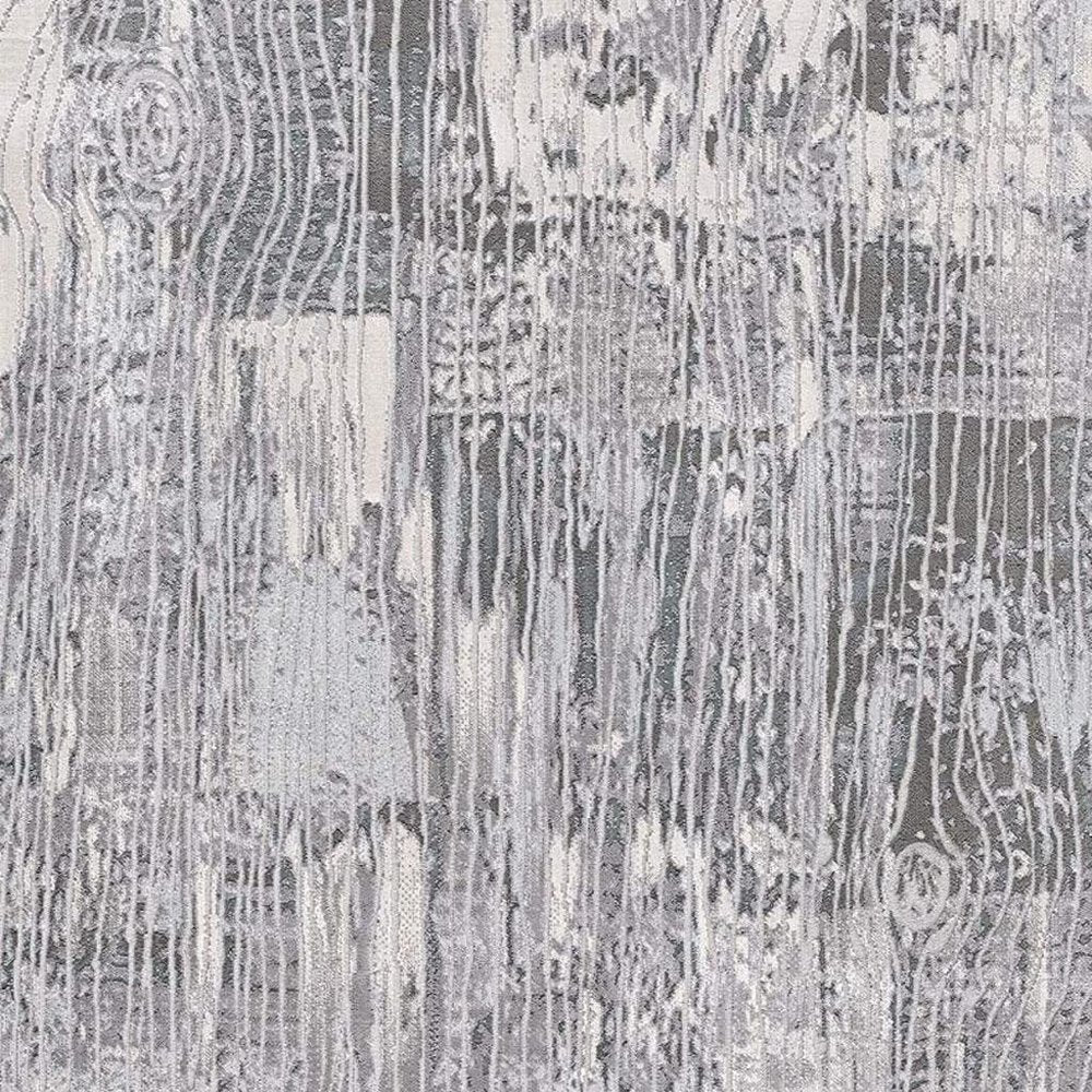 5' X 7' Blue Abstract Power Loom Area Rug