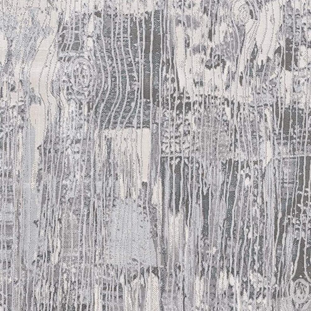 6' X 9' Blue Abstract Power Loom Area Rug