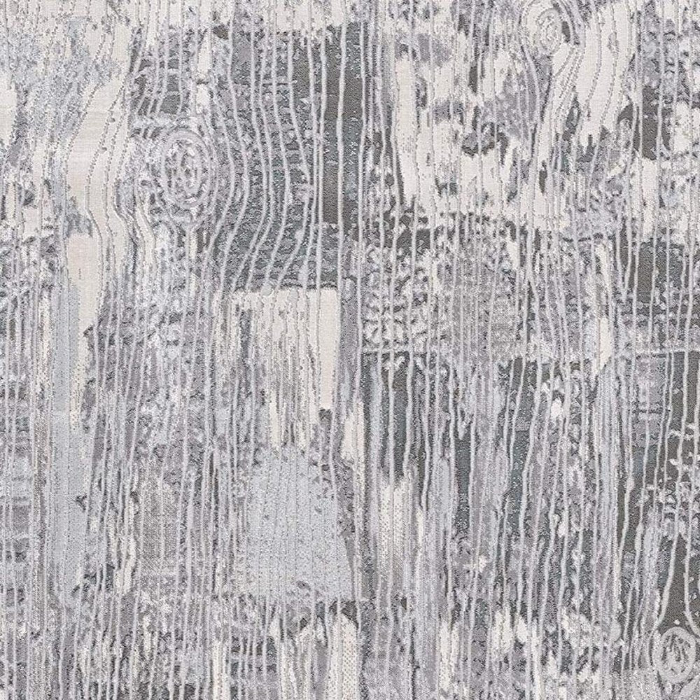 5' X 7' Blue Abstract Power Loom Area Rug