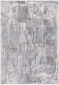 5' X 7' Blue Abstract Power Loom Area Rug